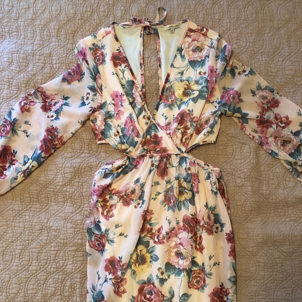 Maxi Blush Pink Floral Dress